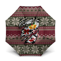 Skeleton Candy Cane Christmas Umbrella Xmas Holiday Patterns - Wonder Print Shop