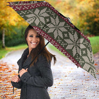 Skeleton Candy Cane Christmas Umbrella Xmas Holiday Patterns - Wonder Print Shop