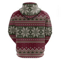 Skeleton Candy Cane Christmas Zip Hoodie Xmas Holiday Patterns - Wonder Print Shop