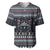 Skeleton Merry Creepmas Christmas Baseball Jersey Xmas Holiday Patterns - Wonder Print Shop