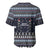 Skeleton Merry Creepmas Christmas Baseball Jersey Xmas Holiday Patterns - Wonder Print Shop