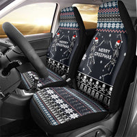 Skeleton Merry Creepmas Christmas Car Seat Cover Xmas Holiday Patterns - Wonder Print Shop