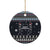 Skeleton Merry Creepmas Christmas Ceramic Ornament Xmas Holiday Patterns - Wonder Print Shop