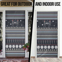 Skeleton Merry Creepmas Christmas Door Cover Xmas Holiday Patterns - Wonder Print Shop