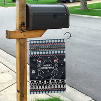 Skeleton Merry Creepmas Christmas Garden Flag Xmas Holiday Patterns - Wonder Print Shop