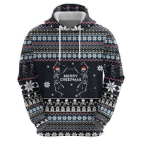 Skeleton Merry Creepmas Christmas Hoodie Xmas Holiday Patterns - Wonder Print Shop