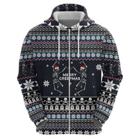 Skeleton Merry Creepmas Christmas Hoodie Xmas Holiday Patterns - Wonder Print Shop