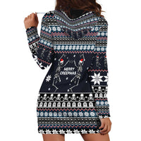 Skeleton Merry Creepmas Christmas Hoodie Dress Xmas Holiday Patterns - Wonder Print Shop