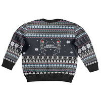 Skeleton Merry Creepmas Christmas Kid Ugly Christmas Sweater Xmas Holiday Patterns - Wonder Print Shop