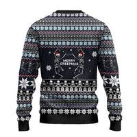 Skeleton Merry Creepmas Christmas Ugly Christmas Sweater Xmas Holiday Patterns - Wonder Print Shop