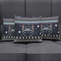 Skeleton Merry Creepmas Christmas Pillow Cover Xmas Holiday Patterns - Wonder Print Shop