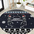 Skeleton Merry Creepmas Christmas Round Carpet Xmas Holiday Patterns - Wonder Print Shop