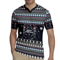 Skeleton Merry Creepmas Christmas Rugby Jersey Xmas Holiday Patterns - Wonder Print Shop