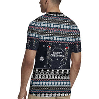 Skeleton Merry Creepmas Christmas Rugby Jersey Xmas Holiday Patterns - Wonder Print Shop