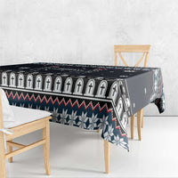 Skeleton Merry Creepmas Christmas Tablecloth Xmas Holiday Patterns - Wonder Print Shop