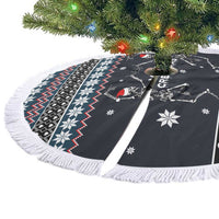 Skeleton Merry Creepmas Christmas Tree Skirt Xmas Holiday Patterns - Wonder Print Shop