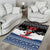 Skiing Life Is Better On Snow Christmas Area Rug Xmas Holiday Patterns - Wonder Print Shop