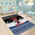 Skiing Life Is Better On Snow Christmas Area Rug Xmas Holiday Patterns - Wonder Print Shop