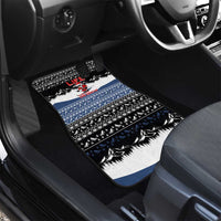 Skiing Life Is Better On Snow Christmas Car Mats Xmas Holiday Patterns - Wonder Print Shop