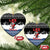 Skiing Life Is Better On Snow Christmas Ceramic Ornament Xmas Holiday Patterns - Wonder Print Shop