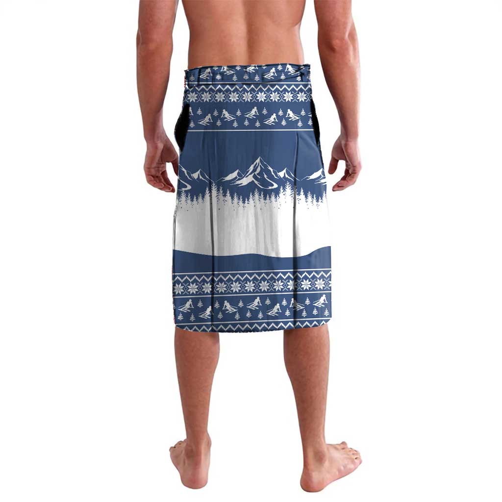Skiing Life Is Better On Snow Christmas Lavalava Xmas Holiday Patterns - Wonder Print Shop