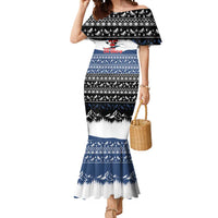 Skiing Life Is Better On Snow Christmas Mermaid Dress Xmas Holiday Patterns - Wonder Print Shop