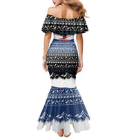 Skiing Life Is Better On Snow Christmas Mermaid Dress Xmas Holiday Patterns - Wonder Print Shop