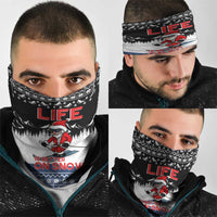 Skiing Life Is Better On Snow Christmas Neck Gaiter Xmas Holiday Patterns - Wonder Print Shop