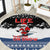 Skiing Life Is Better On Snow Christmas Round Carpet Xmas Holiday Patterns - Wonder Print Shop