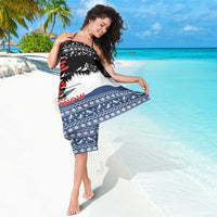 Skiing Life Is Better On Snow Christmas Sarong Xmas Holiday Patterns - Wonder Print Shop