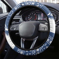 Skiing Life Is Better On Snow Christmas Steering Wheel Cover Xmas Holiday Patterns - Wonder Print Shop