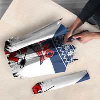 Skiing Life Is Better On Snow Christmas Umbrella Xmas Holiday Patterns - Wonder Print Shop