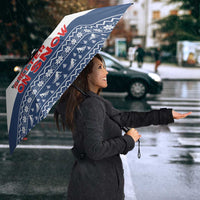 Skiing Life Is Better On Snow Christmas Umbrella Xmas Holiday Patterns - Wonder Print Shop