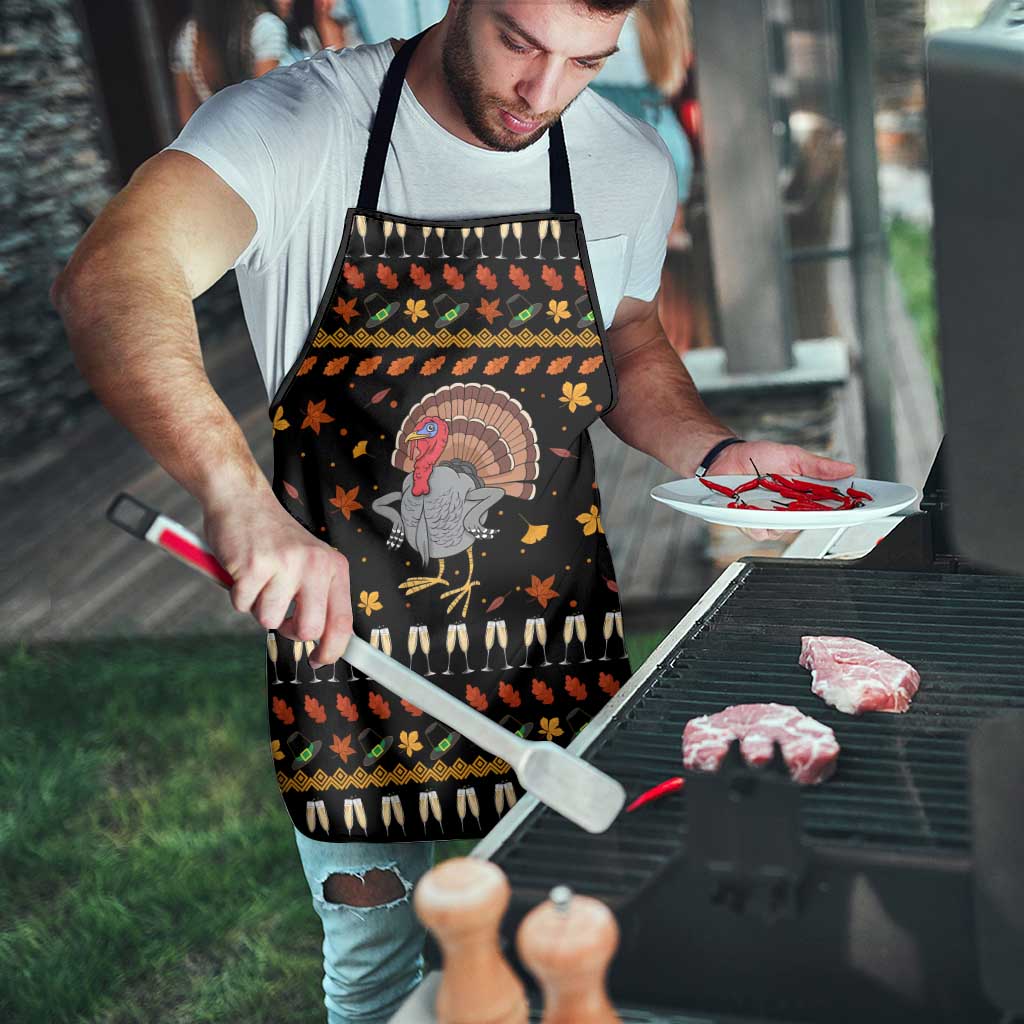 Thanksgiving Christmas Design Apron Xmas Holiday Patterns - Wonder Print Shop