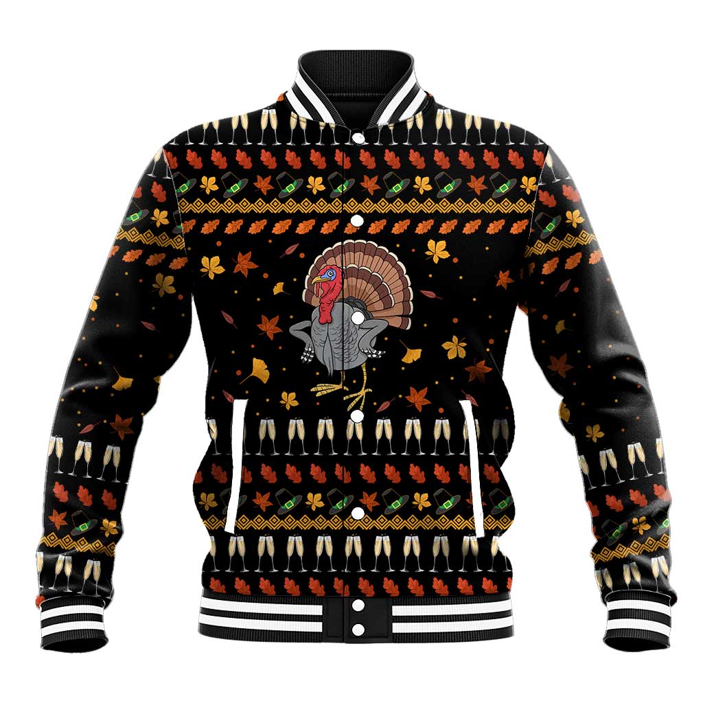 Thanksgiving Christmas Design Baseball Jacket Xmas Holiday Patterns - Wonder Print Shop