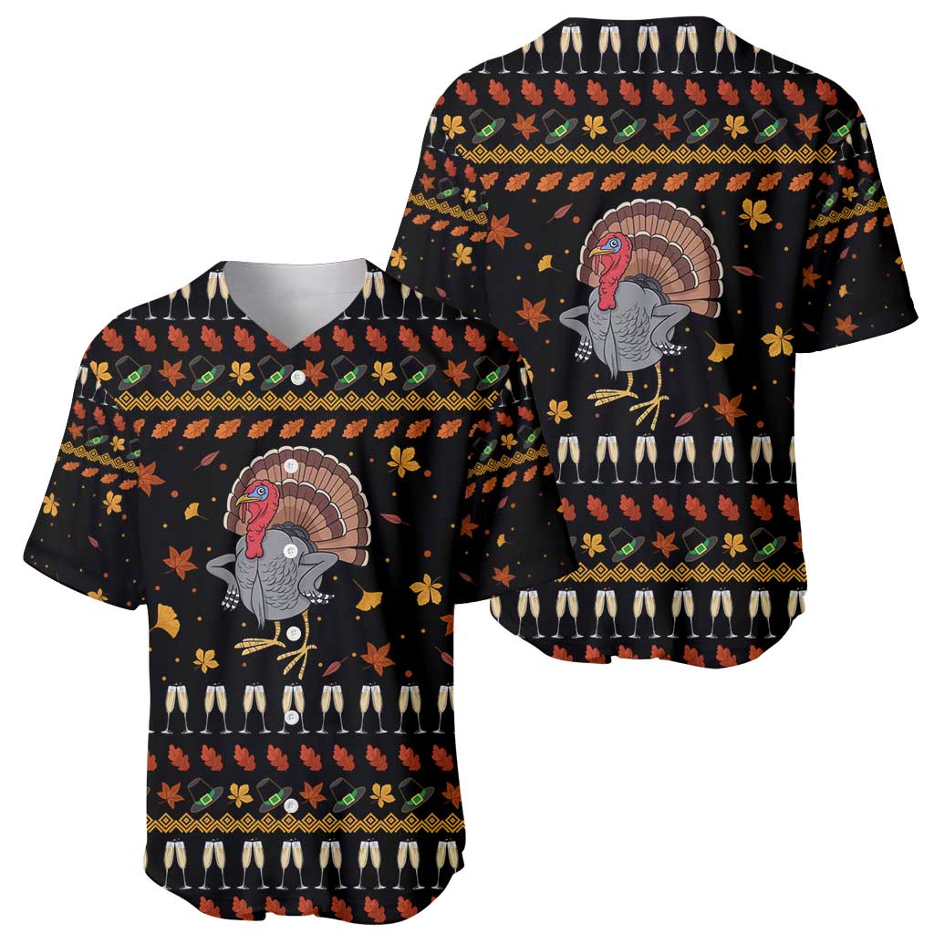 Thanksgiving Christmas Design Baseball Jersey Xmas Holiday Patterns - Wonder Print Shop