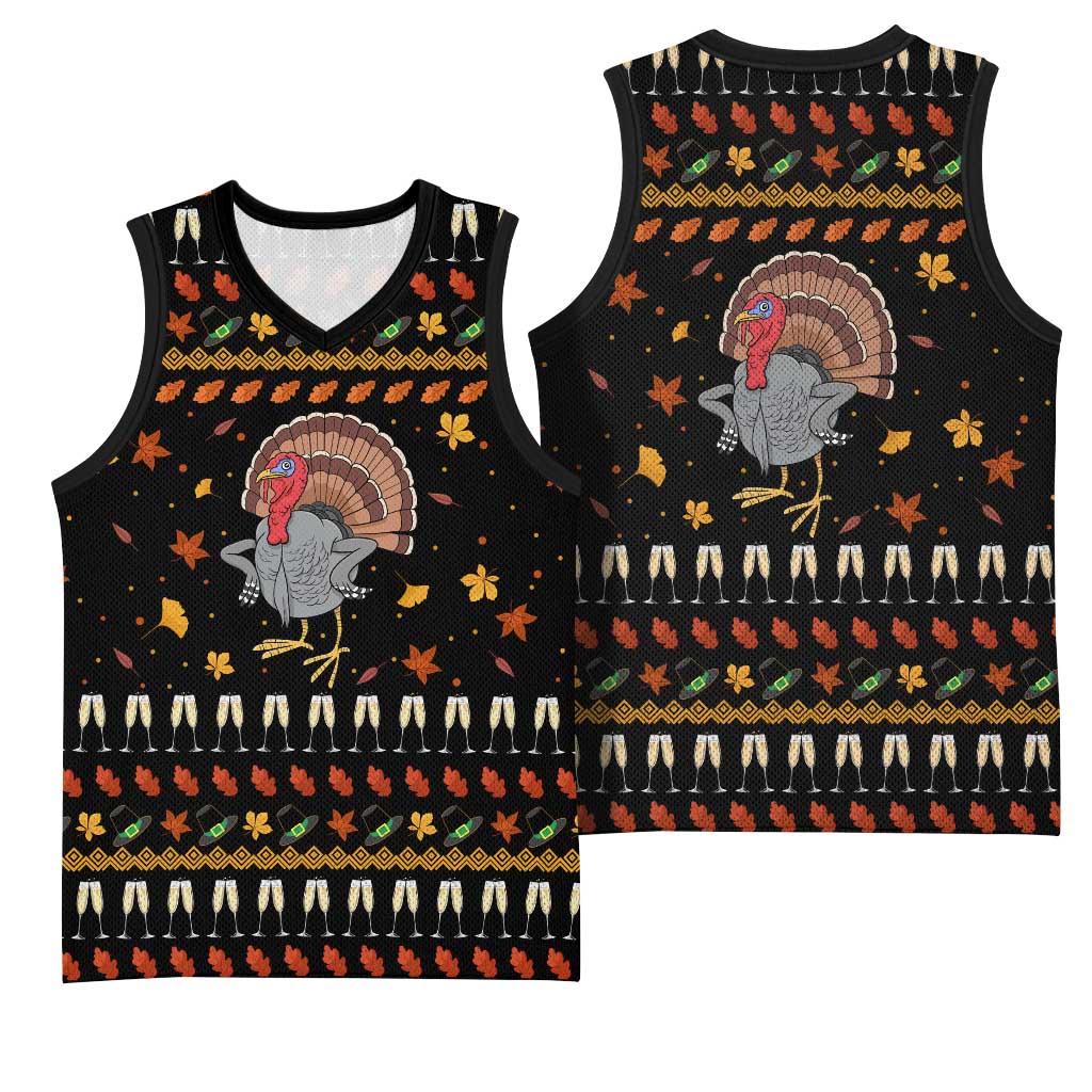 Thanksgiving Christmas Design Basketball Jersey Xmas Holiday Patterns - Wonder Print Shop
