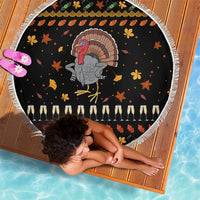 Thanksgiving Christmas Design Beach Blanket Xmas Holiday Patterns - Wonder Print Shop