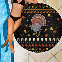 Thanksgiving Christmas Design Beach Blanket Xmas Holiday Patterns - Wonder Print Shop