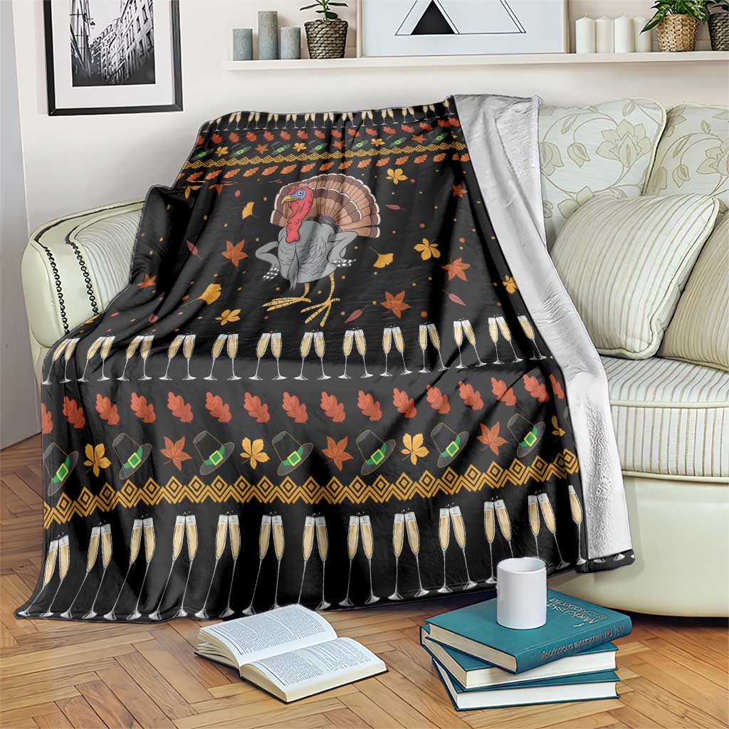 Thanksgiving Christmas Design Blanket Xmas Holiday Patterns - Wonder Print Shop