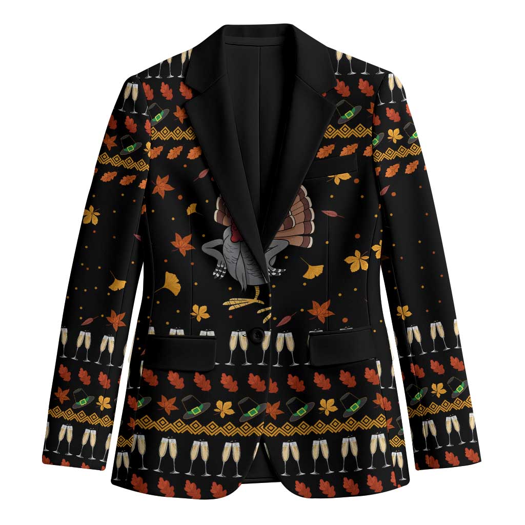 Thanksgiving Christmas Design Blazer Xmas Holiday Patterns - Wonder Print Shop