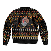 Thanksgiving Christmas Design Bomber Jacket Xmas Holiday Patterns - Wonder Print Shop