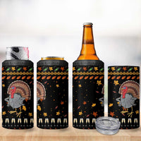 Thanksgiving Christmas Design 4 in 1 Can Cooler Tumbler Xmas Holiday Patterns - Wonder Print Shop
