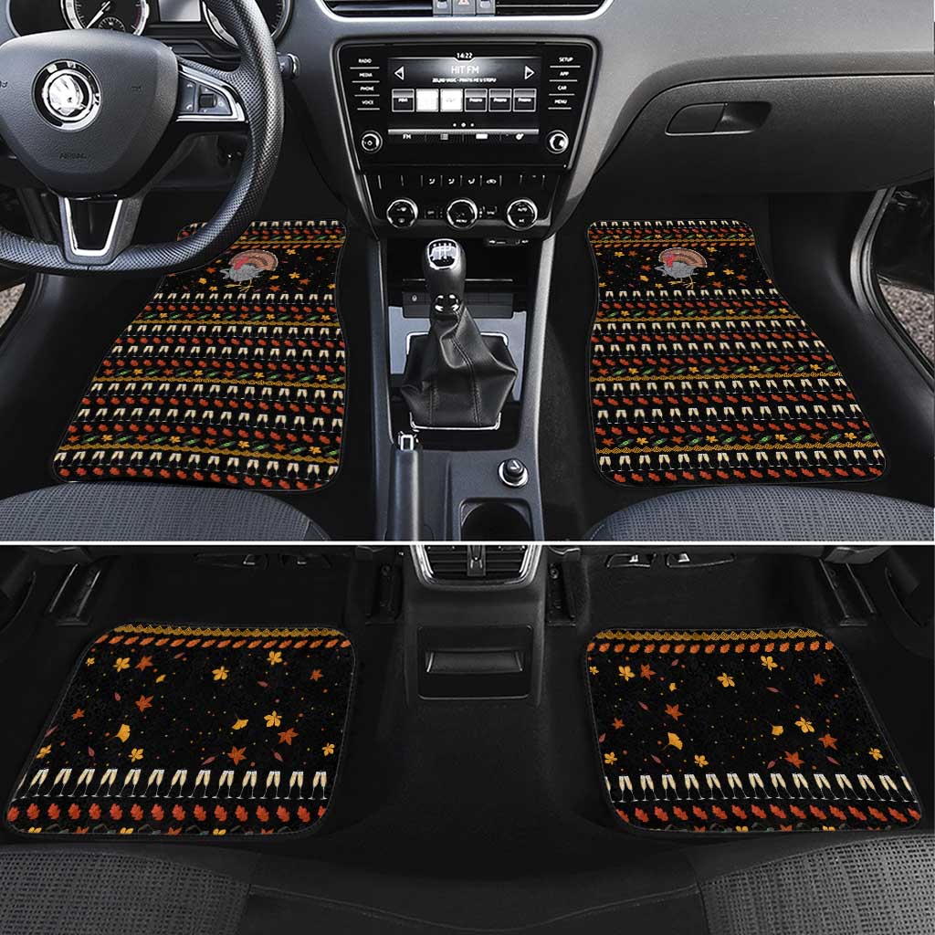 Thanksgiving Christmas Design Car Mats Xmas Holiday Patterns - Wonder Print Shop