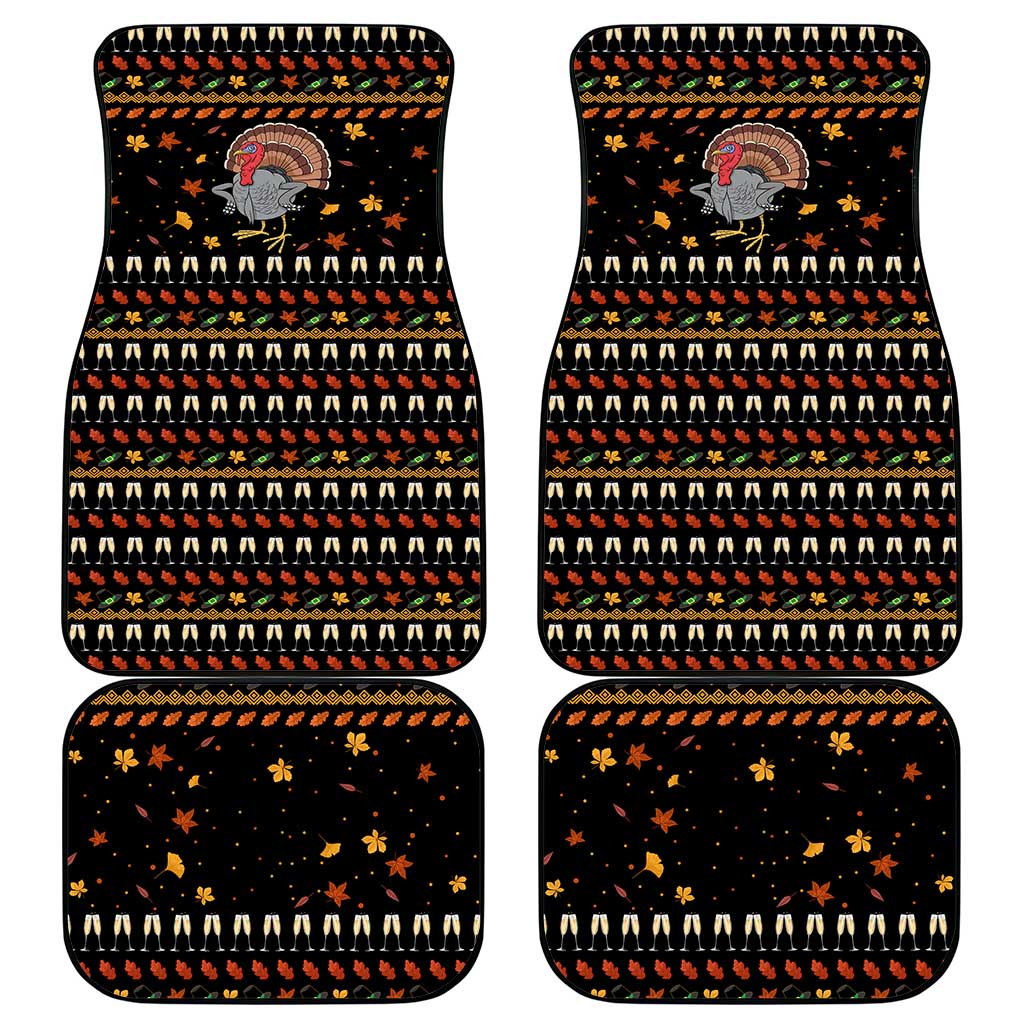 Thanksgiving Christmas Design Car Mats Xmas Holiday Patterns - Wonder Print Shop