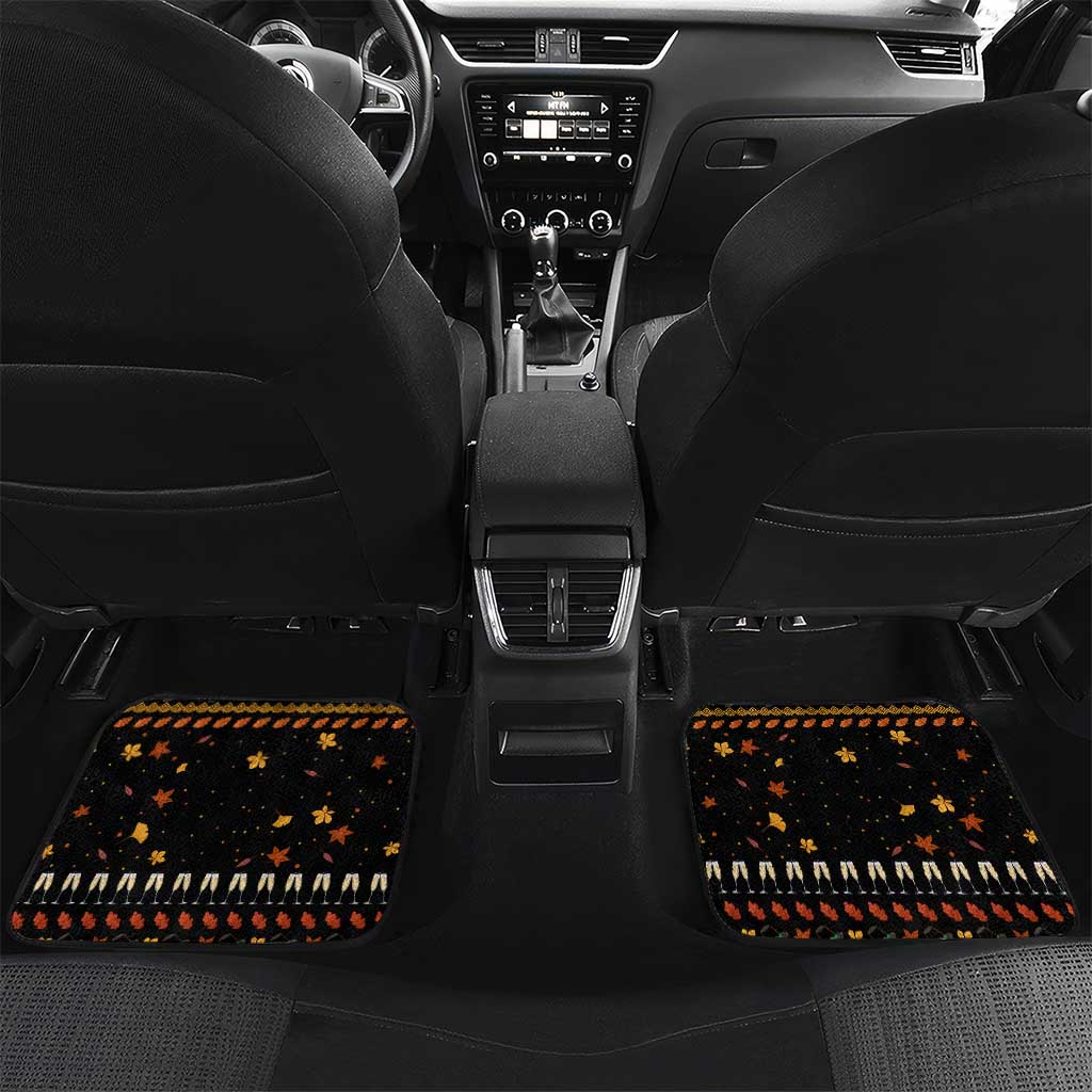 Thanksgiving Christmas Design Car Mats Xmas Holiday Patterns - Wonder Print Shop