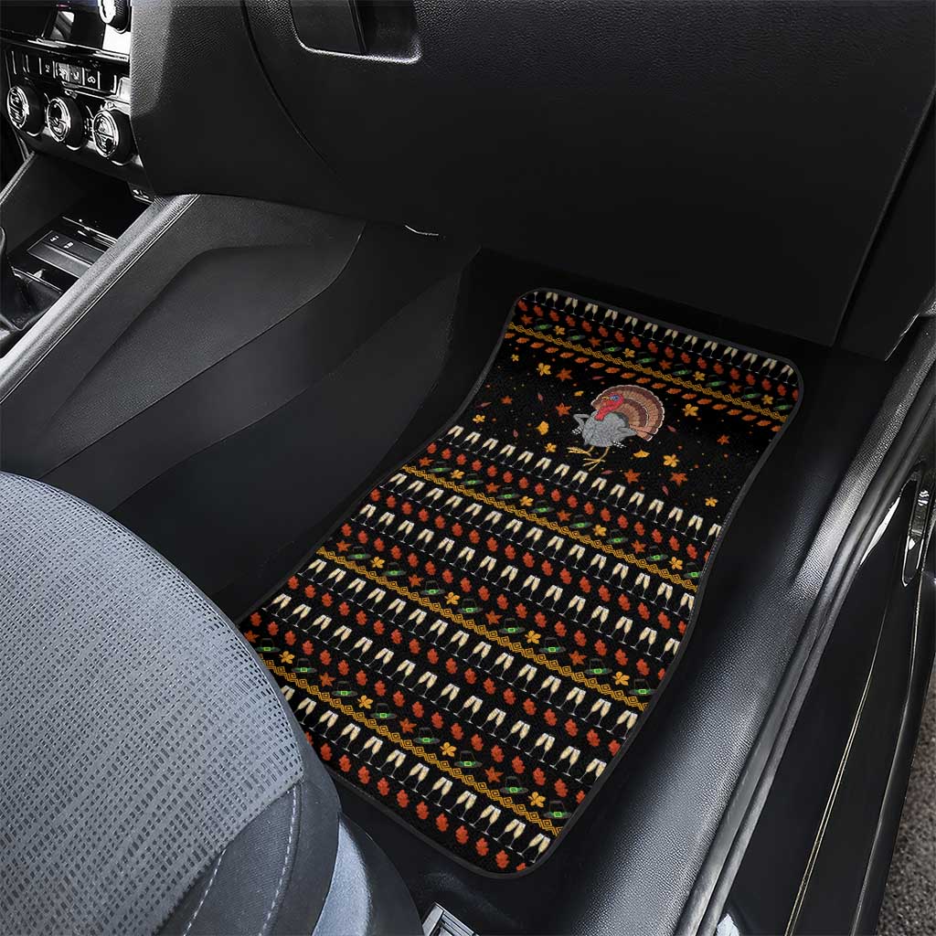 Thanksgiving Christmas Design Car Mats Xmas Holiday Patterns - Wonder Print Shop