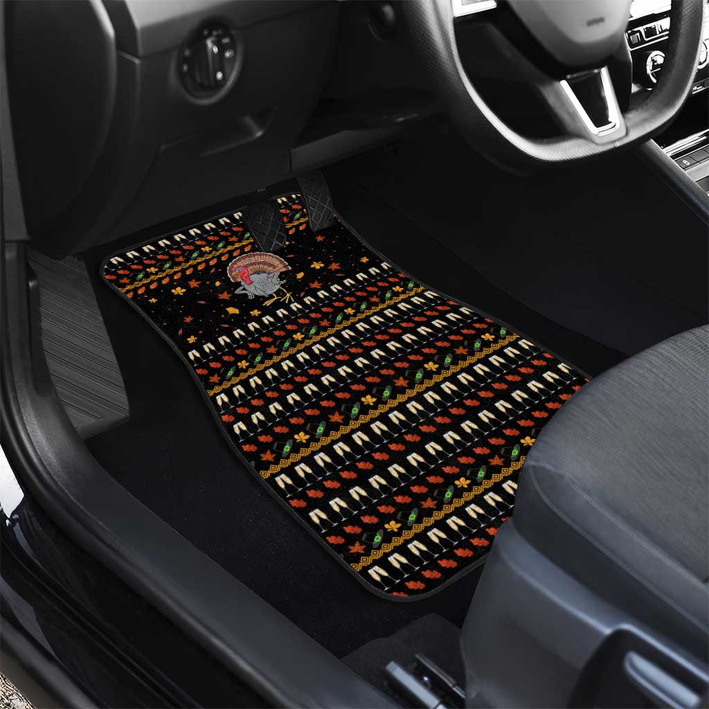 Thanksgiving Christmas Design Car Mats Xmas Holiday Patterns - Wonder Print Shop