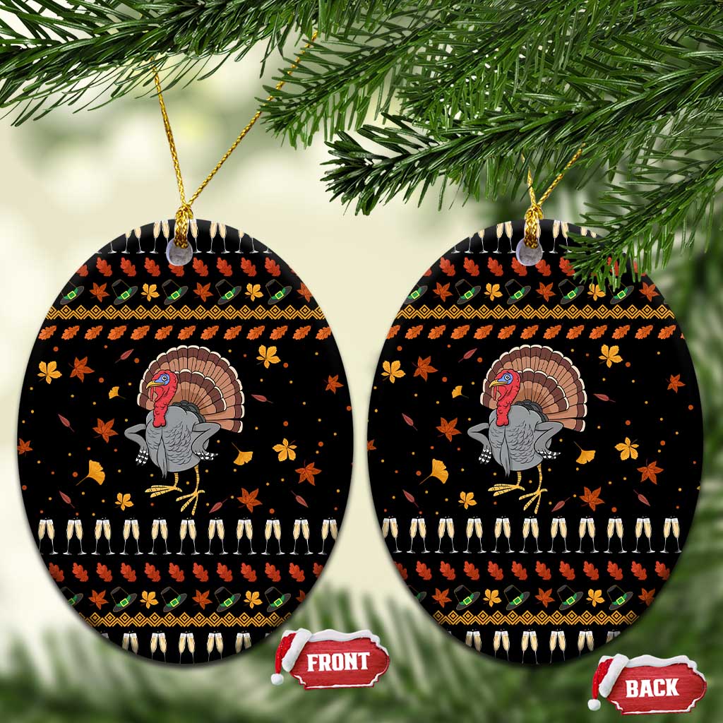 Thanksgiving Christmas Design Ceramic Ornament Xmas Holiday Patterns - Wonder Print Shop