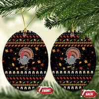 Thanksgiving Christmas Design Ceramic Ornament Xmas Holiday Patterns - Wonder Print Shop